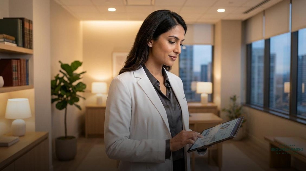 Fabiola Nagoya mentora de médicas. A mentoria Segundo Passo na Medicina foi desenvolvida para te ajudar a trilhar uma carreira médica prospera , entregando o melhor ao seu paciente, sendo valorizada, sendo melhor remunerada, e tendo tempo de qualidade para você e sua família.;posicionamento médico de autoridade